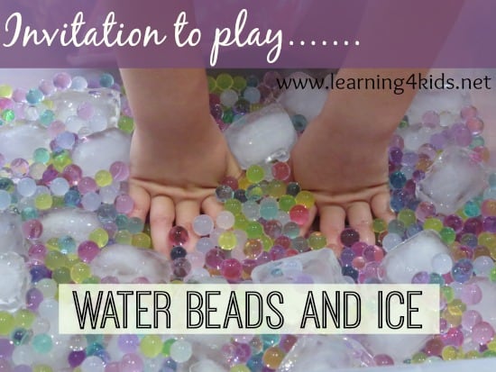 Water Beads and Ice Activities